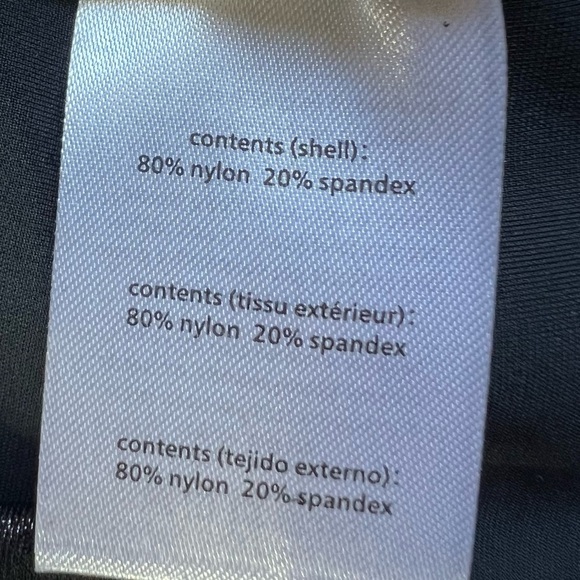 WeWoreWhat Leather Look Black Metallic High Rise Leggings Women's Size Large - Picture 11 of 14